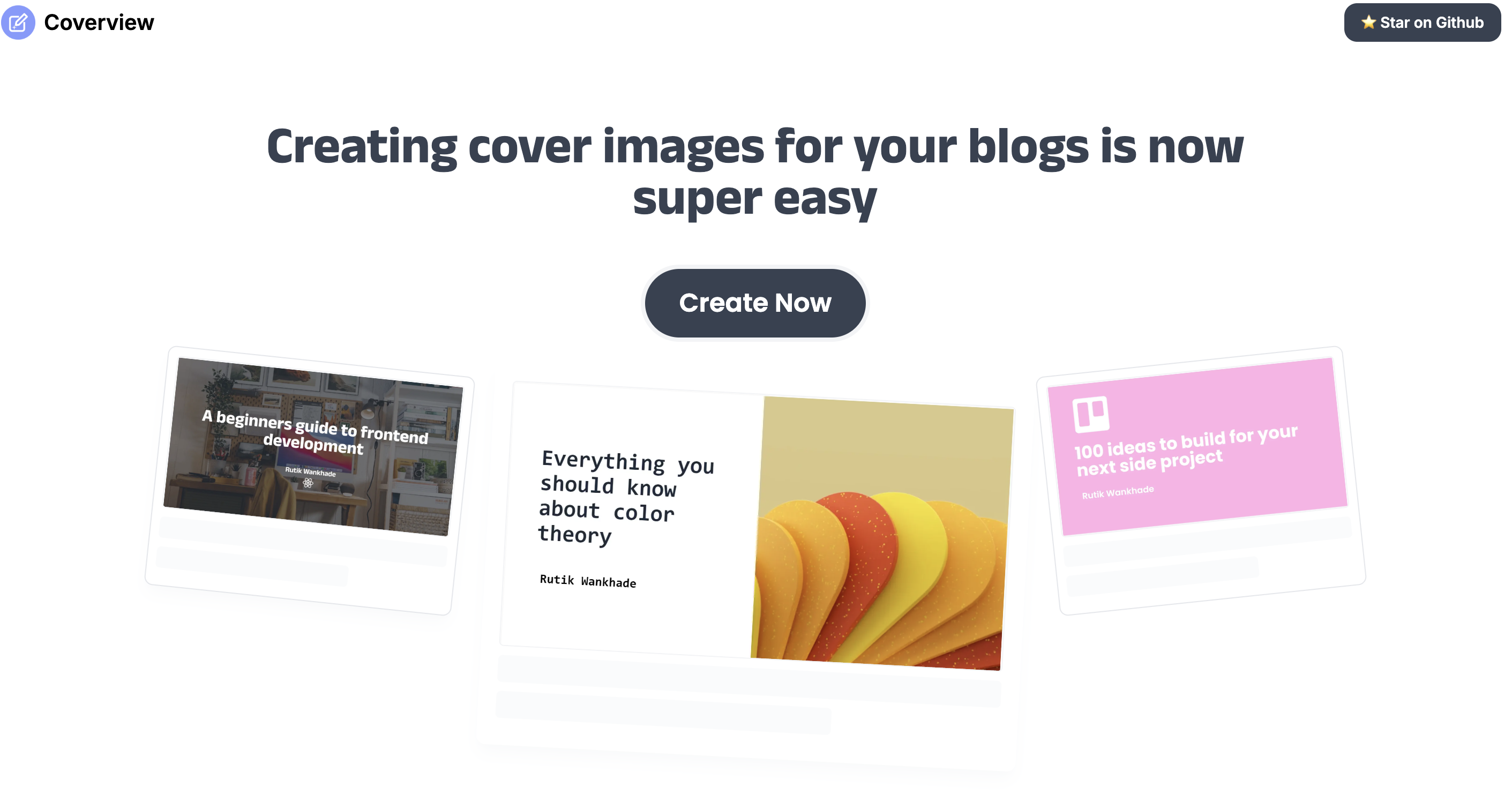 Coverview